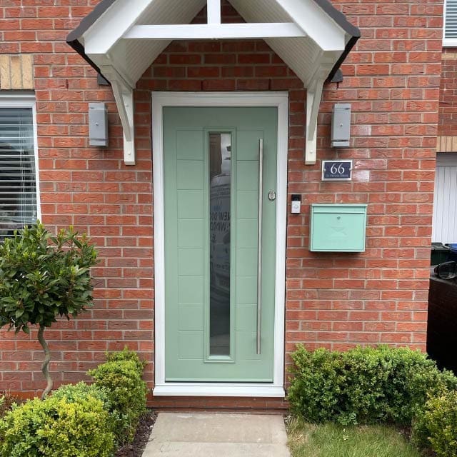 Green composite door