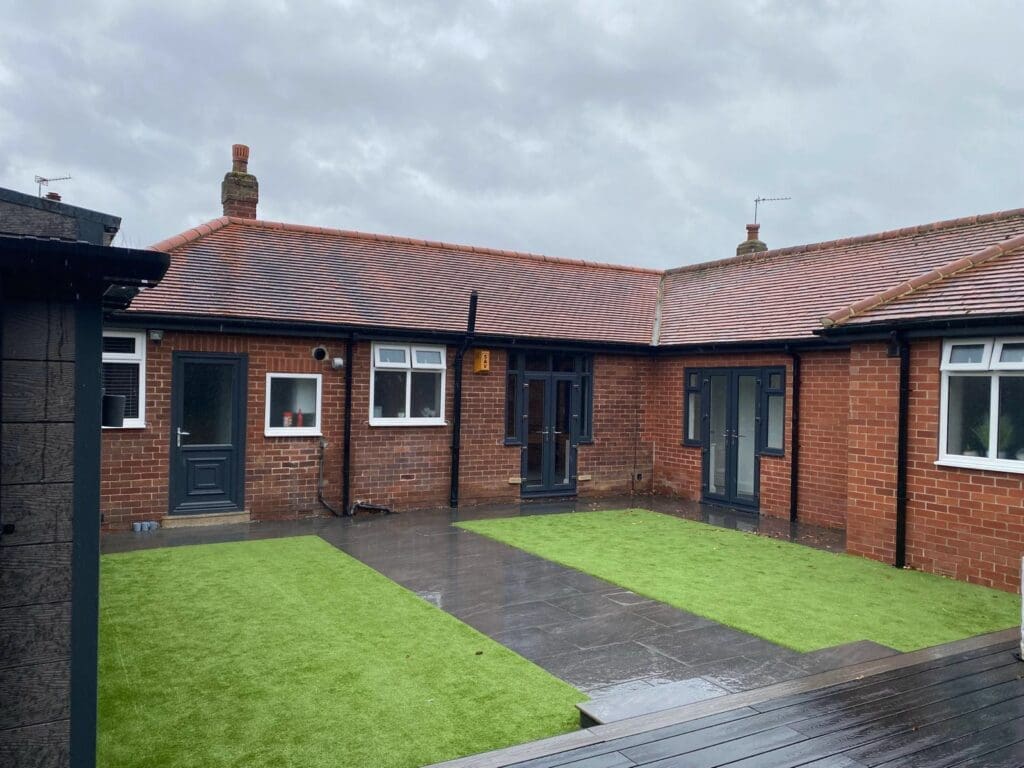 Bungalow renovation back image